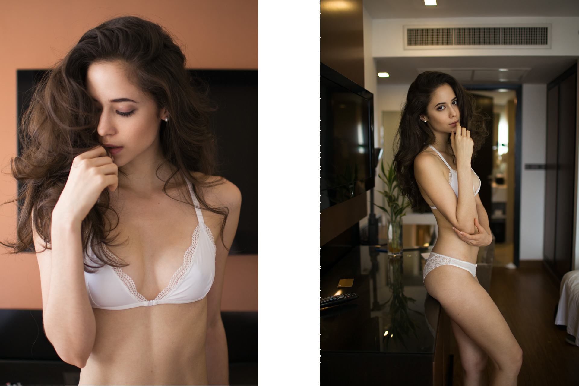 Argentinian model in lingerie
